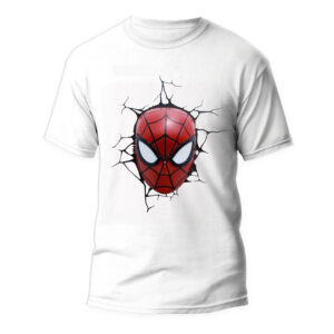 Spiderman Face Printed T-Shirt