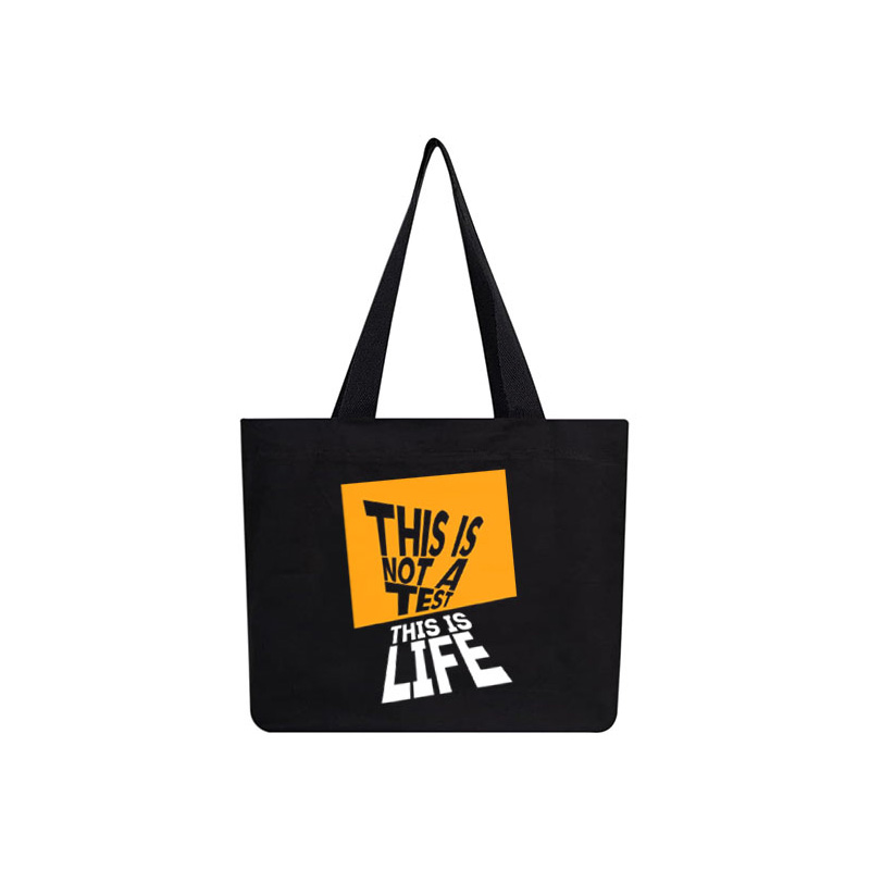 this is not a test this is life bag