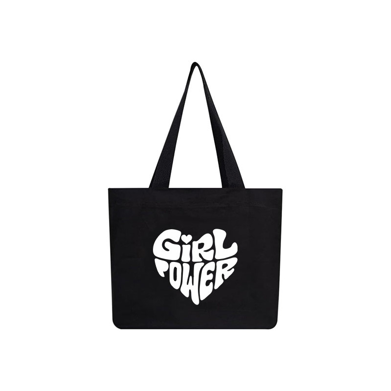 girl power black bag